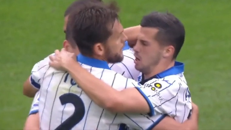 گل اول آتالانتا به اینتر (روسلان)