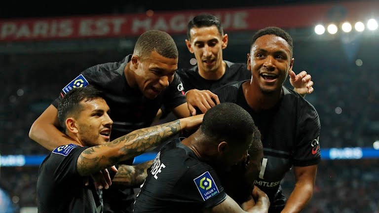 گل اول پاری سن ژرمن به مون پلیه (گل زیبای ادریسا)