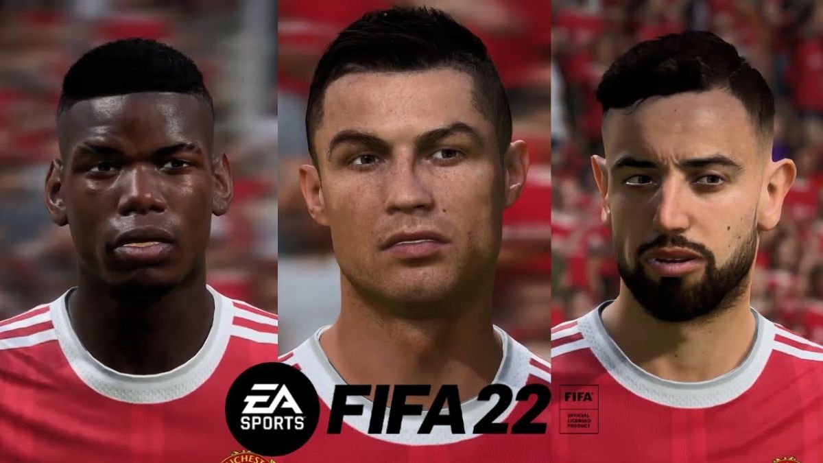 چهره بازیکنان منچستریونایتد در بازی فیفا 22