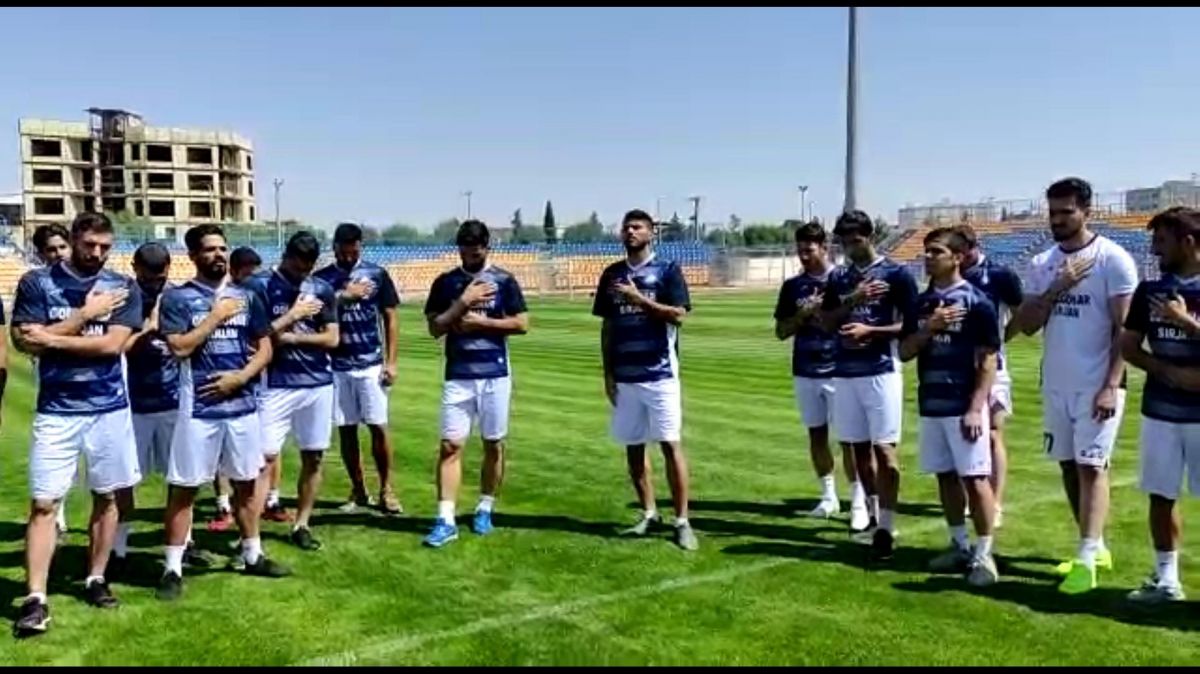 مداحی شایان مصلح در تمرین گل گهر