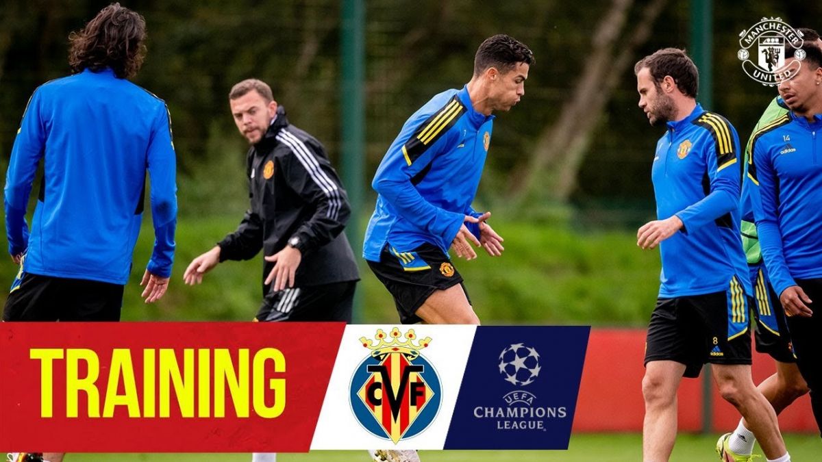 آخرین تمرین منچستریونایتد پیش از تقابل با ویارئال