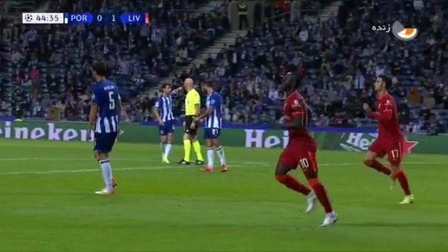 گل دوم لیورپول به پورتو (مانه)