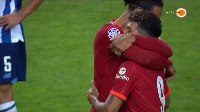 گل چهارم لیورپول به پورتو (فیرمینو)