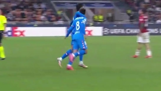 گل اول اتلتیکو مادرید به میلان (گریزمن)