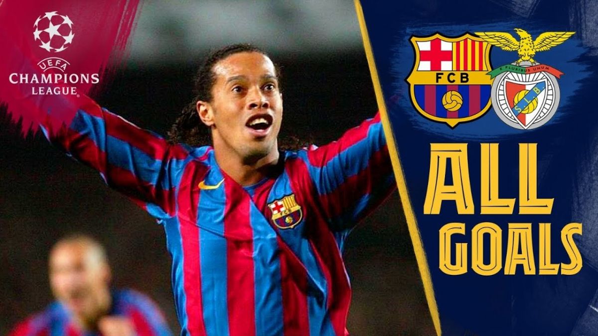 تمام گلهای بارسلونا مقابل بنفیکا