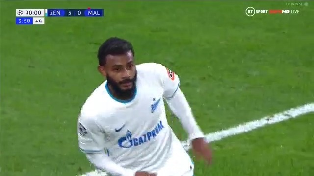 گل چهارم زنیت به مالمو (وندل)