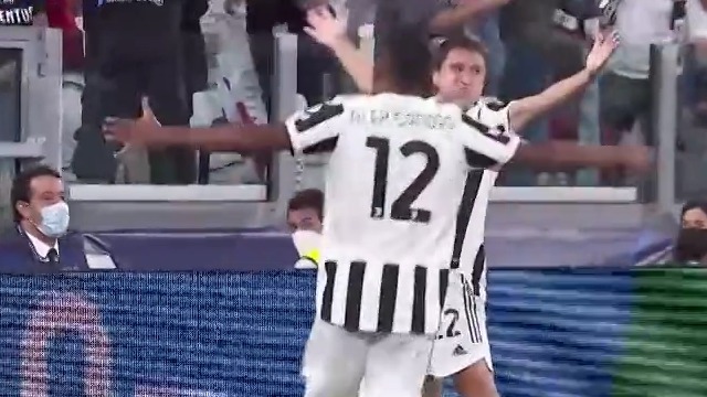 گل اول یوونتوس به چلسی (کیه‌زا در ثانیه 10 نیمه دوم)