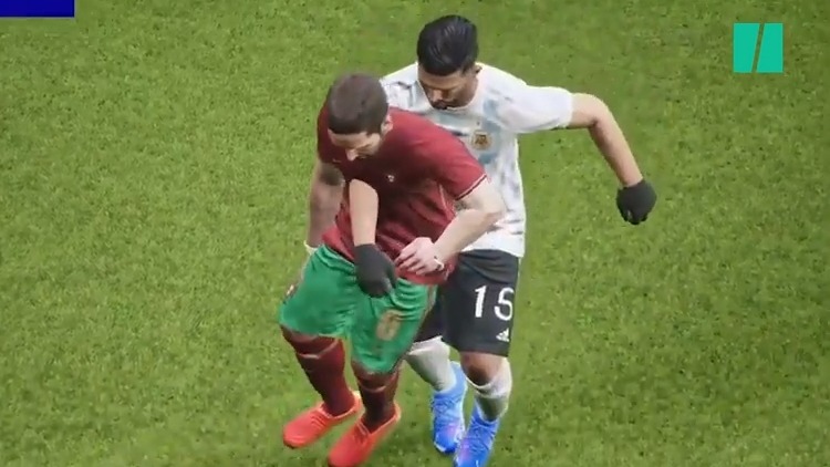 باگ های عجیب و خنده دار نسخه اولیه بازی PES 2022