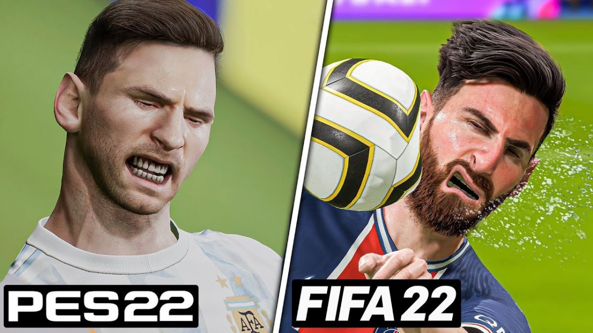 مقایسه بازی fifa 22 و eFootball 22