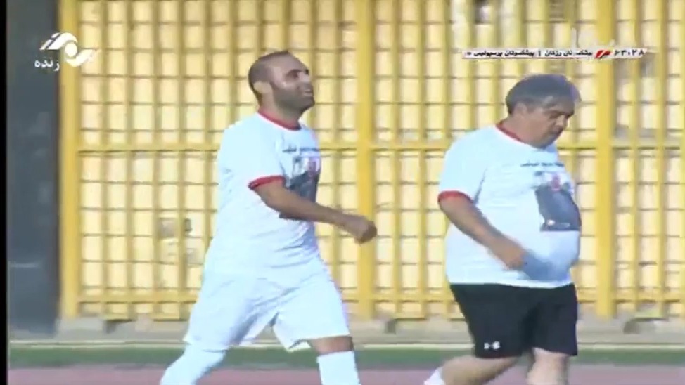 تک گل بازی دوستانه شهدای رزکان البرز 1-0 پیشکسوتان پرسپولیس
