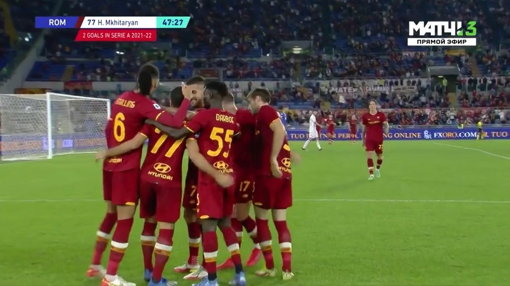 گل دوم رم به امپولی (هنریک مخیتاریان)