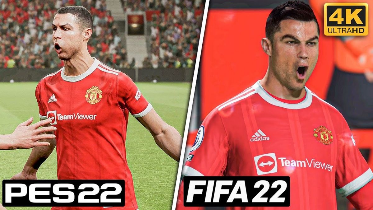 مقایسه شادی گل بازی fifa 22 و eFootball 2022