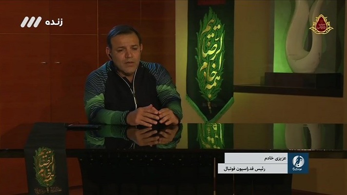 فوتبال برتر/ گفت و گو با عزیزی خادم در اردوی تیم ملی در کشور امارات