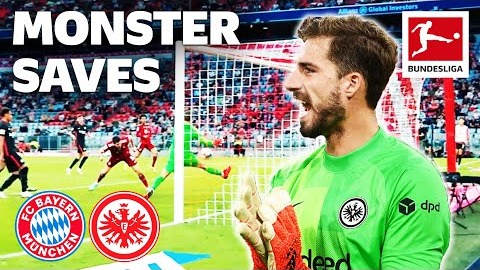 عملکرد فضایی کوین تراپ دروازه بان فرانکفورت مقابل بایرن مونیخ