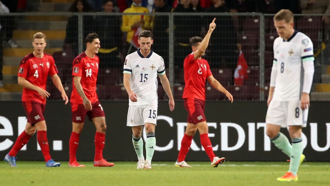 خلاصه بازی سوئیس 2-0 ایرلند شمالی