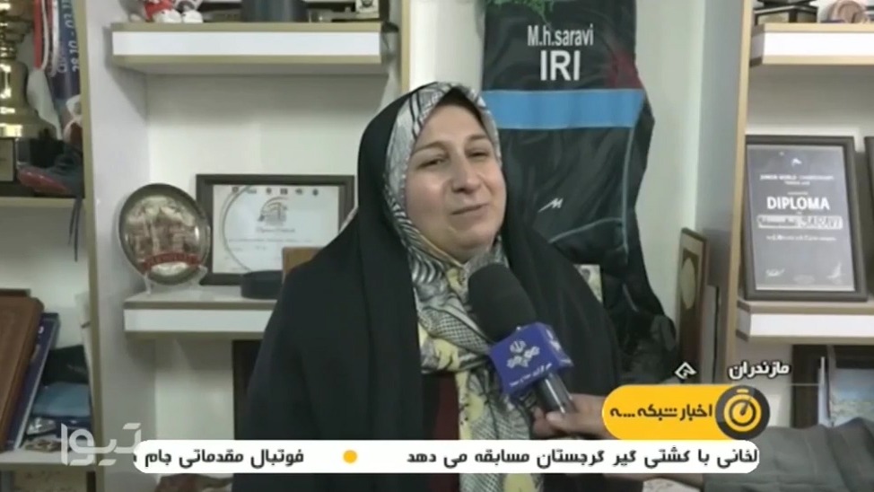 جشن و پایکوبی مردم مازندران برای طلای ساروی و یوسفی