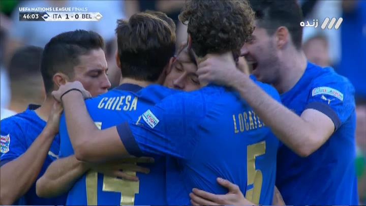 گل اول ایتالیا به بلژیک (بارلا)