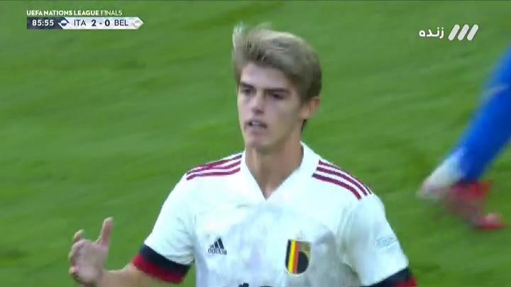 گل اول بلژیک به ایتالیا (دکتلائر)