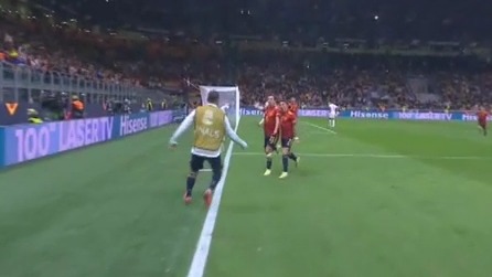 گل اول اسپانیا به فرانسه (اویارزابال)