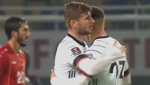 گل سوم آلمان به مقدونیه (دبل ورنر)