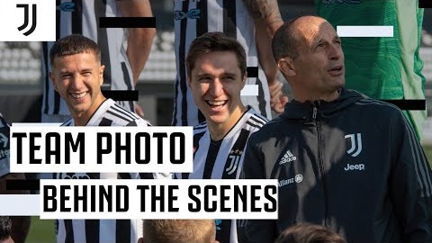 پشت صحنه عکس رسمی بازیکنان یوونتوس برای فصل 2021-2 2