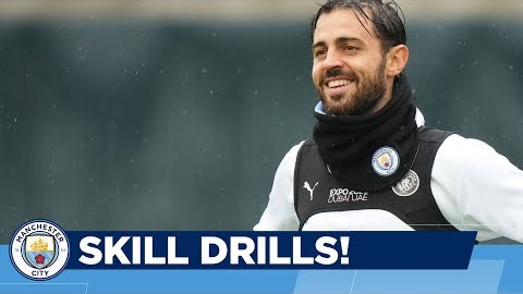 تمرین منچسترسیتی برای تقابل با کلوب بروژ