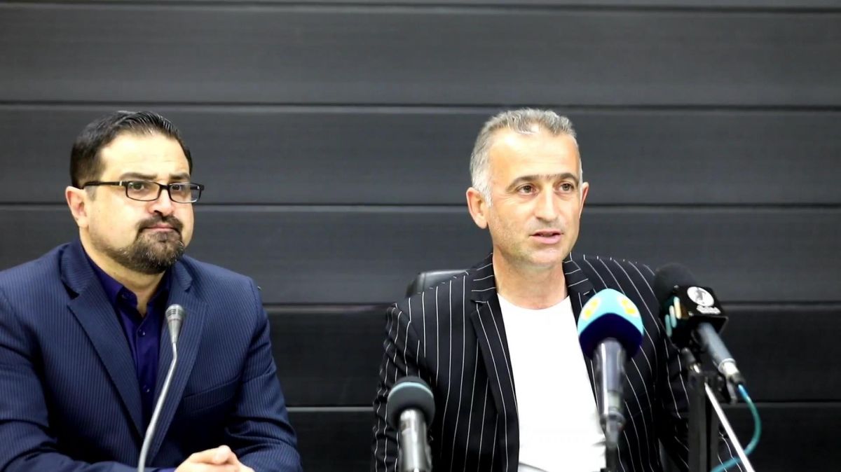 کنفرانس خبری بعد از بازی پیکان - نفت مسجدسلیمان