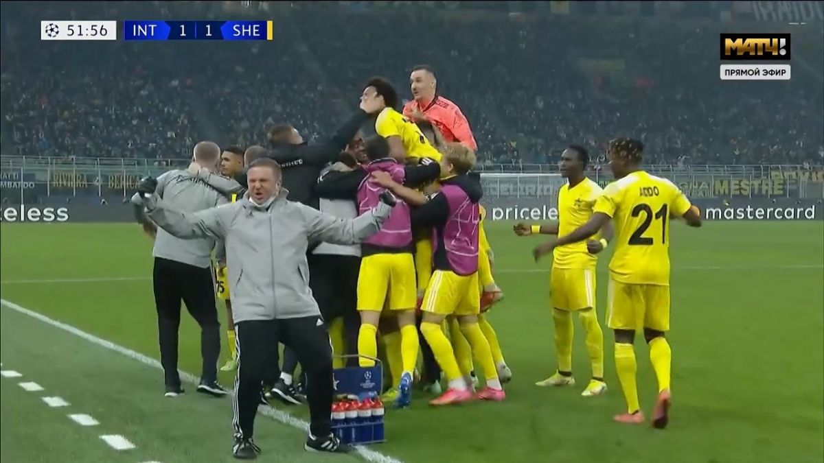 گل اول شریف تیراسپول به اینتر (گل زیبای سباستین تیل)