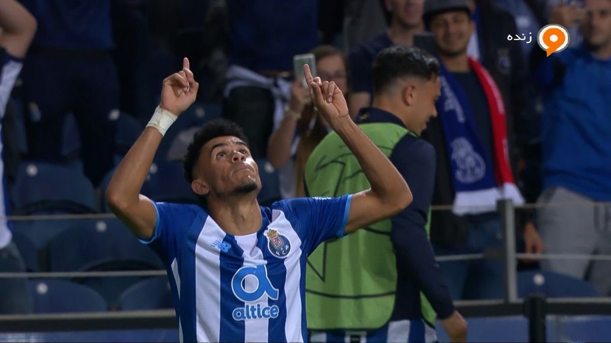 گل اول پورتو به میلان (دیاز روی پاس گل طارمی)