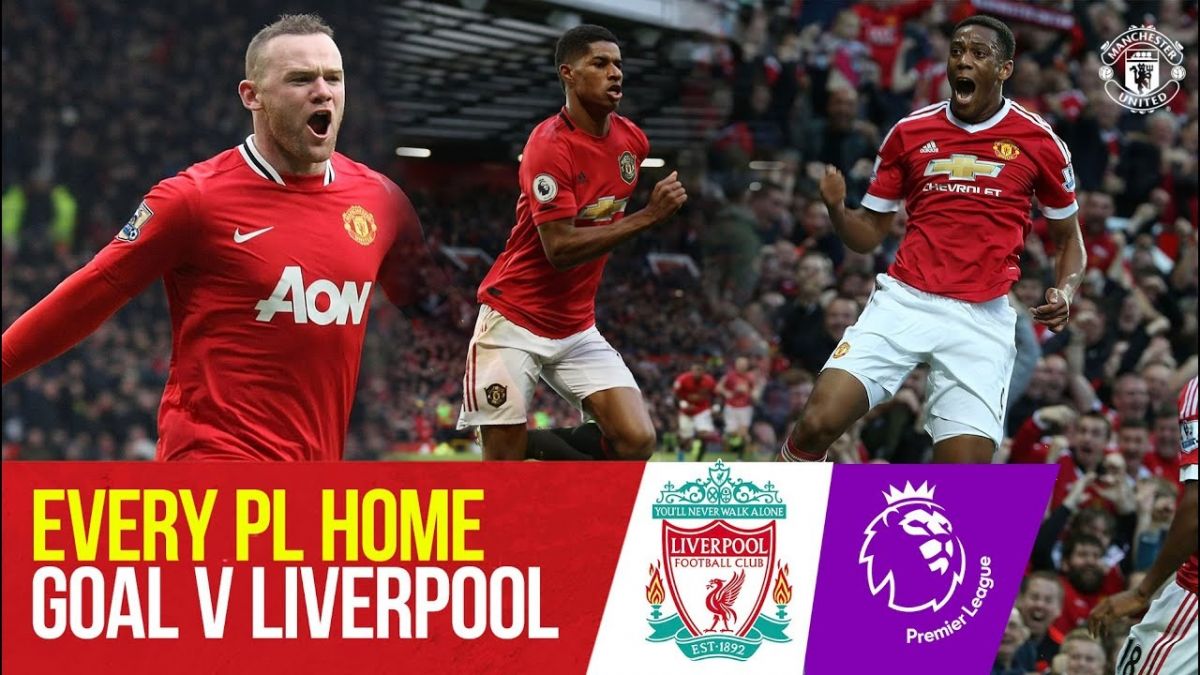 تمام گل های منچستریونایتد مقابل لیورپول در ورزشگاه خانگی