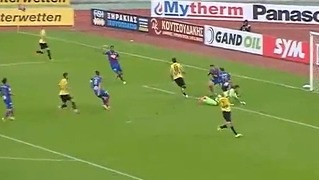 گل اول آ ا ک آتن به ولوس (کریم انصاری فرد)