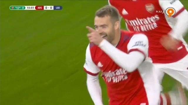 گل اول آرسنال به لیدز یونایتد (چمبرز)