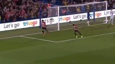 گل اول ساوتهمپتون به چلسی (آدامز)