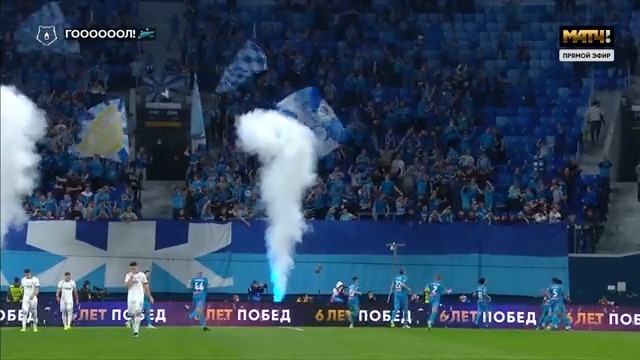 گل دوم زنیت به دینامو مسکو (پاس گل سردار آزمون)