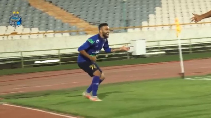 گل امیرارسلان مطهری به تراکتور از نگاه دوربین باشگاه استقلال