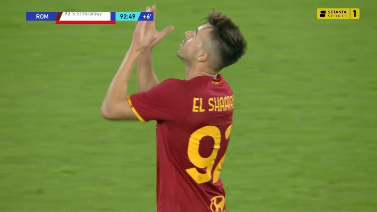 گل اول رم به میلان (استفان الشراوی)