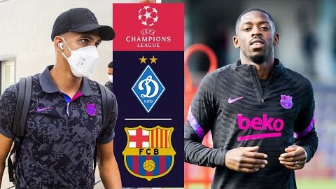 آخرین تمرین بارسلونا و سفر بازیکنان به اوکراین