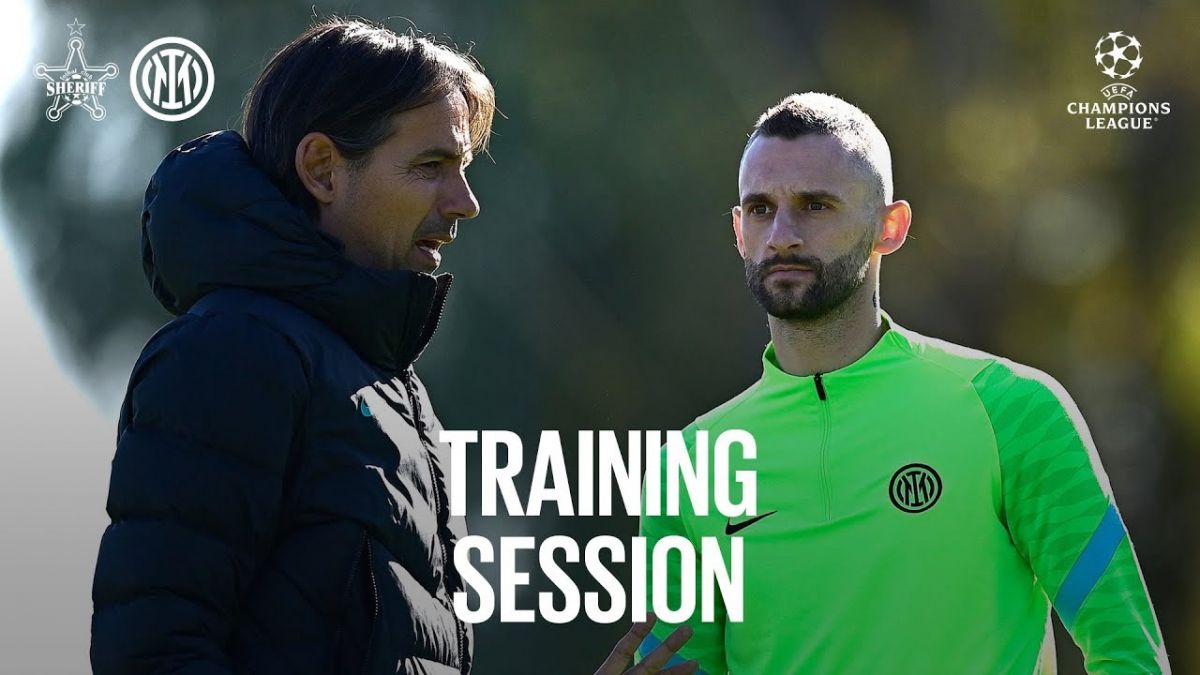 آخرین تمرین اینتر پیش از بازی با شریف