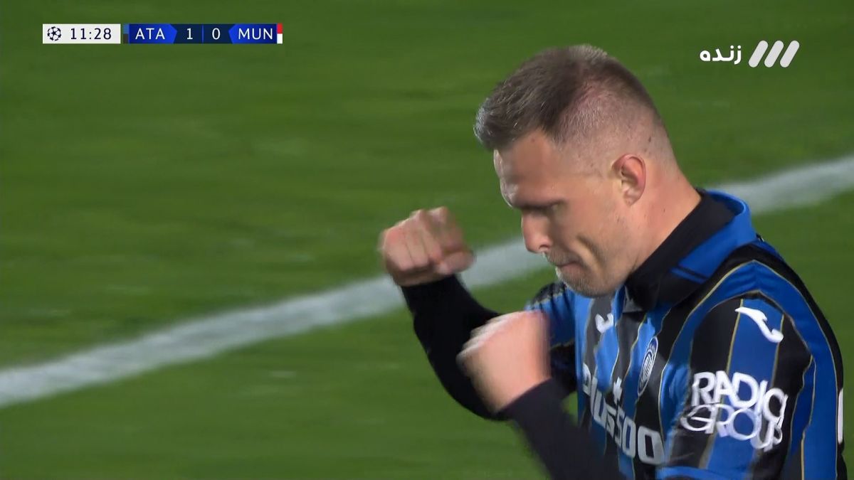 گل اول آتالانتا به منچستریونایتد (ایلیچیچ)