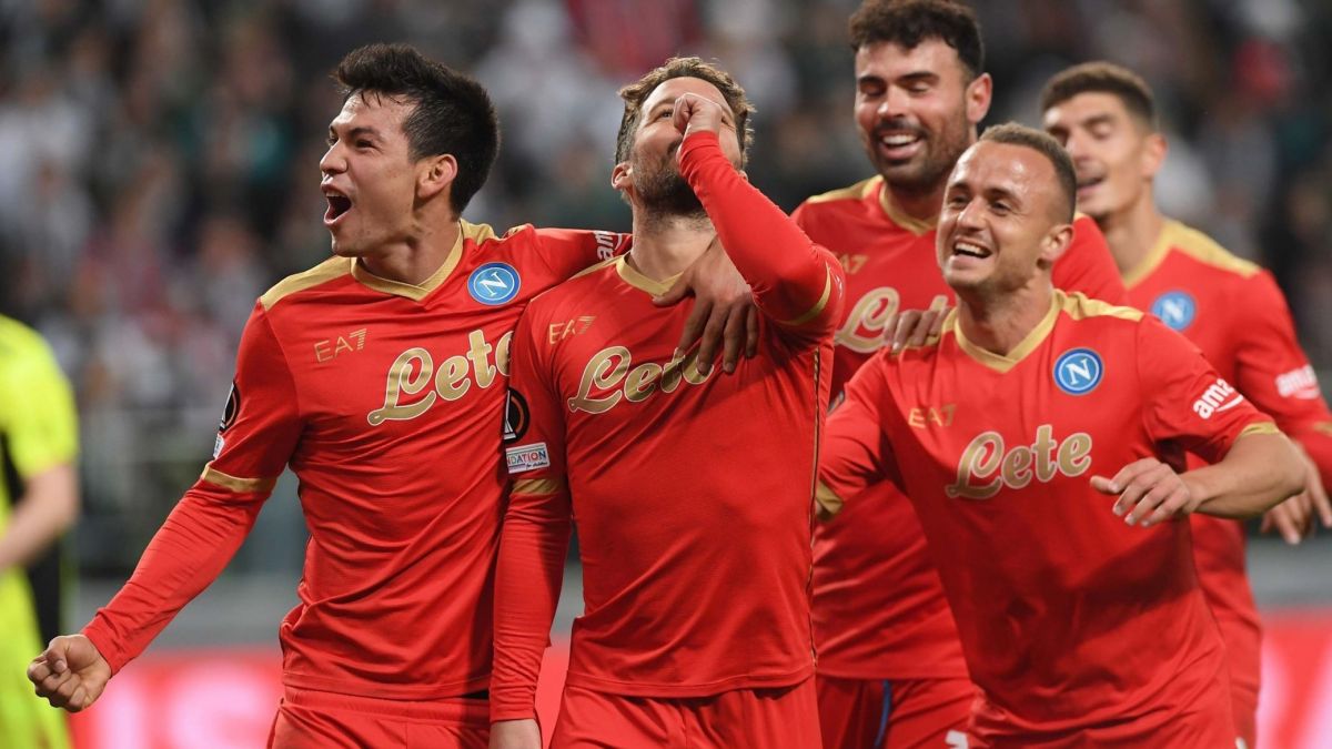 خلاصه بازی لگیا ورشو 1-4 ناپولی