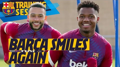 تمرین بارسلونا برای تقابل با سلتاویگو