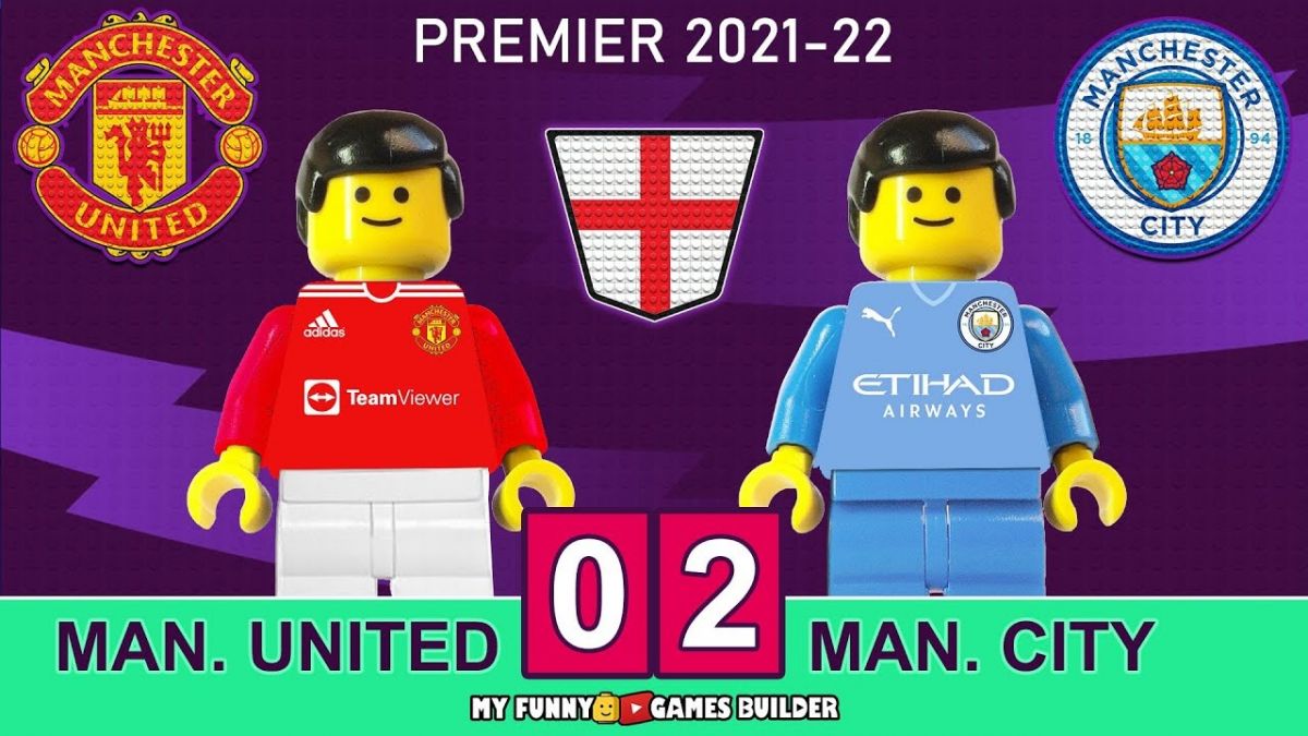 شبیه سازی بازی منچستریونایتد 0-2 منچسترسیتی با عروسک لگو
