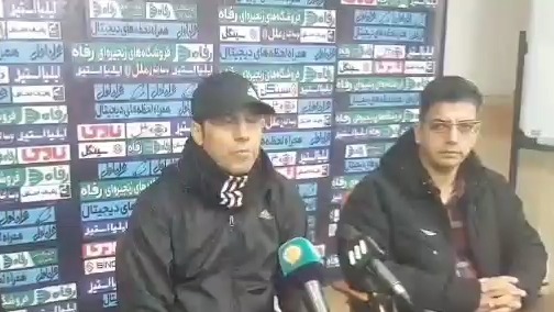 اختصاصی/ کنفرانس خبری حسینی و تارتار پس از بازی پیکان 1-0 ذوب آهن