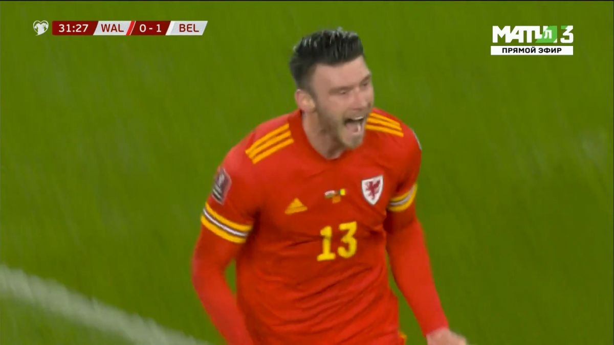 گل اول ولز به بلژیک (مور)