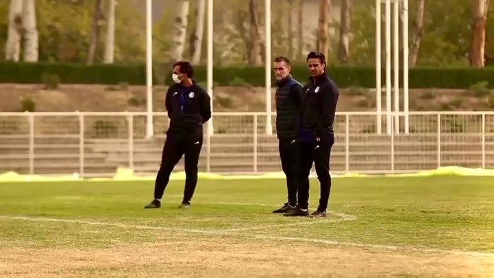 تمرین استقلال برای تقابل با نساجی