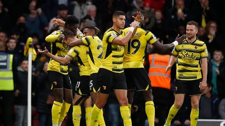 گل اول واتفورد به منچستریونایتد (کینگ)