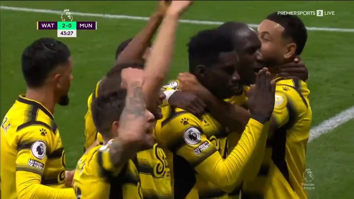 گل دوم واتفورد به منچستریونایتد (سار)