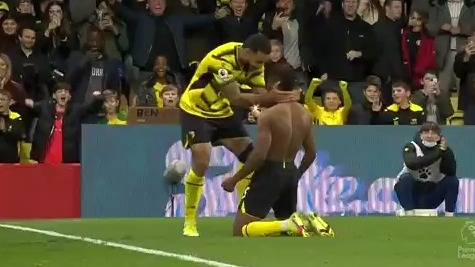 گل چهارم واتفورد به منچستریونایتد (بوناونتورا)