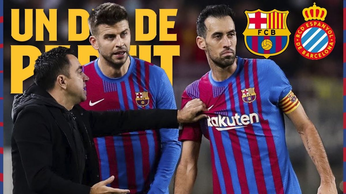 واکنش های ژاوی در کنار زمین در بازی بارسلونا - اسپانیول