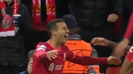 گل اول لیورپول به پورتو (تیاگو)